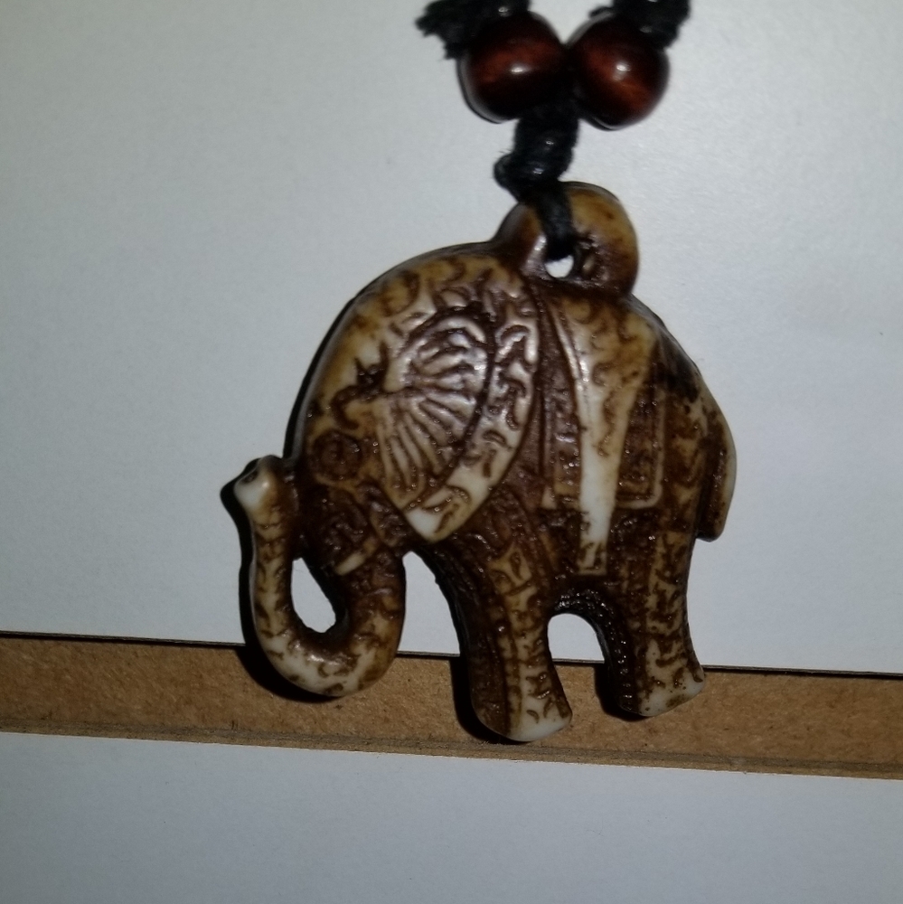 Brown elephant necklaces